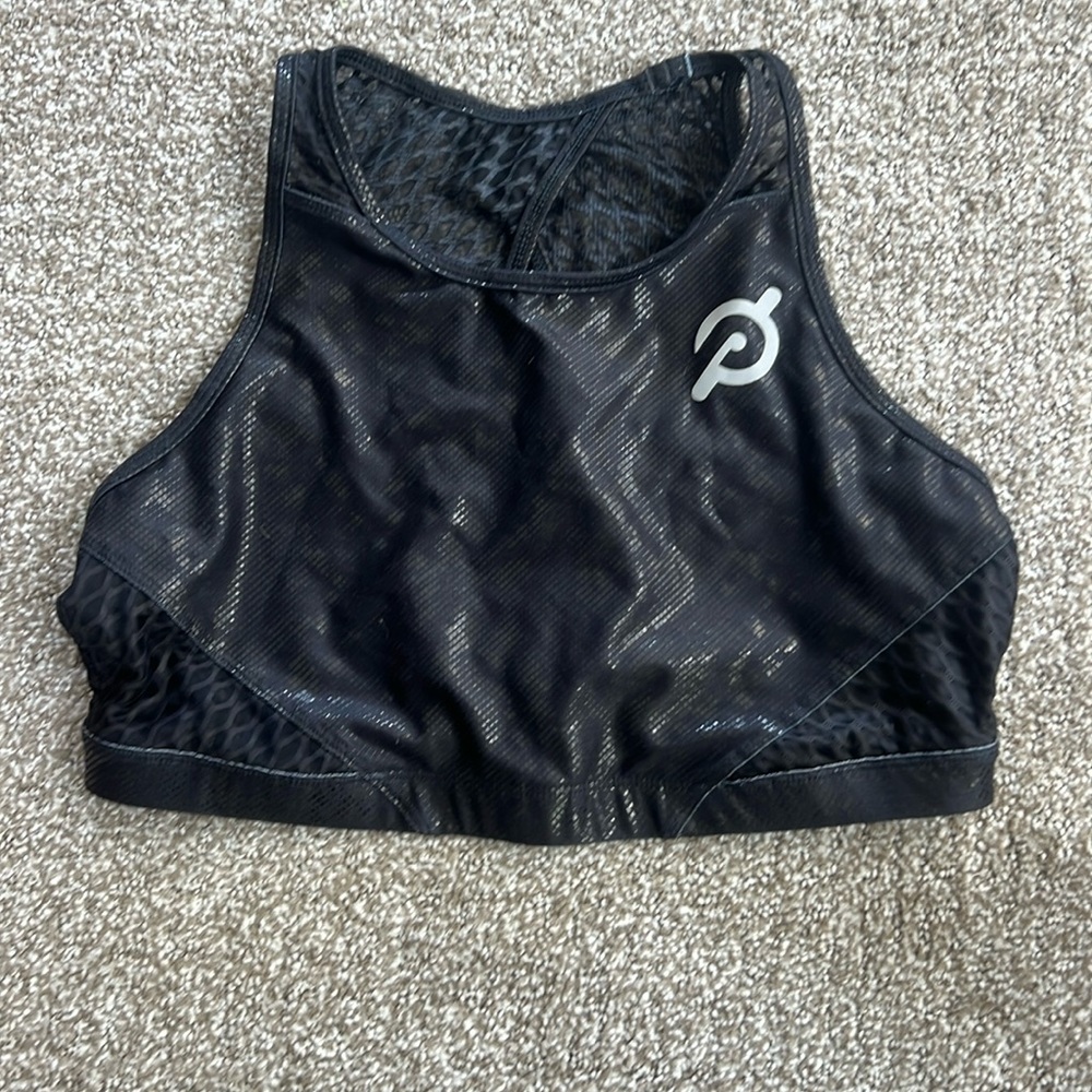 Peloton WITH shimmery bra